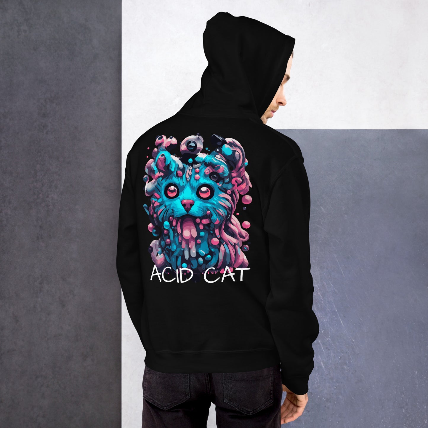 Acid Hoodie Clothing for men from catsondrugs.com
