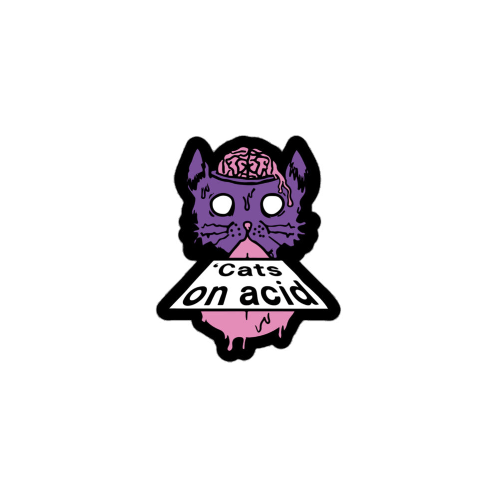 Acid House Music sticker from catsondrugs.com