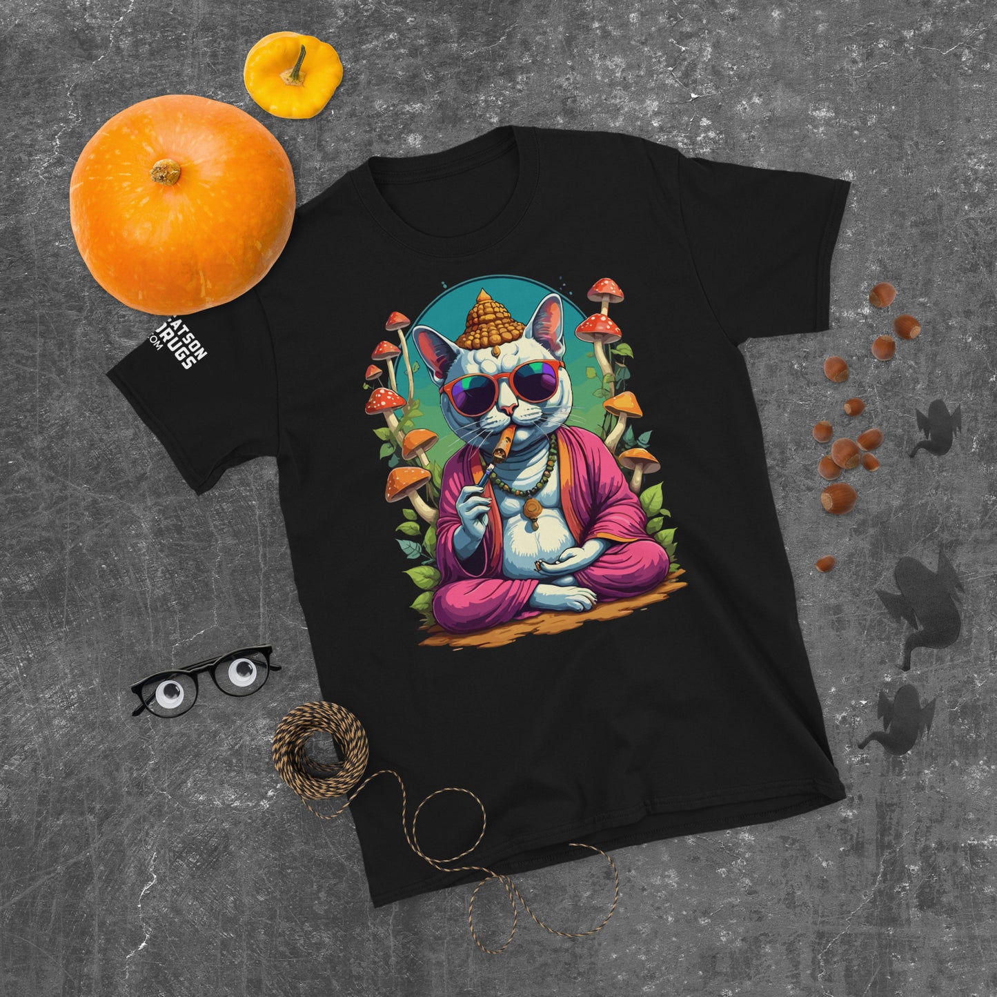 Buddha Cat Shirt from catsondrugs.com