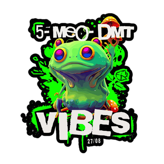 Bufo Alvarius Sticker from Catsondrugs.com