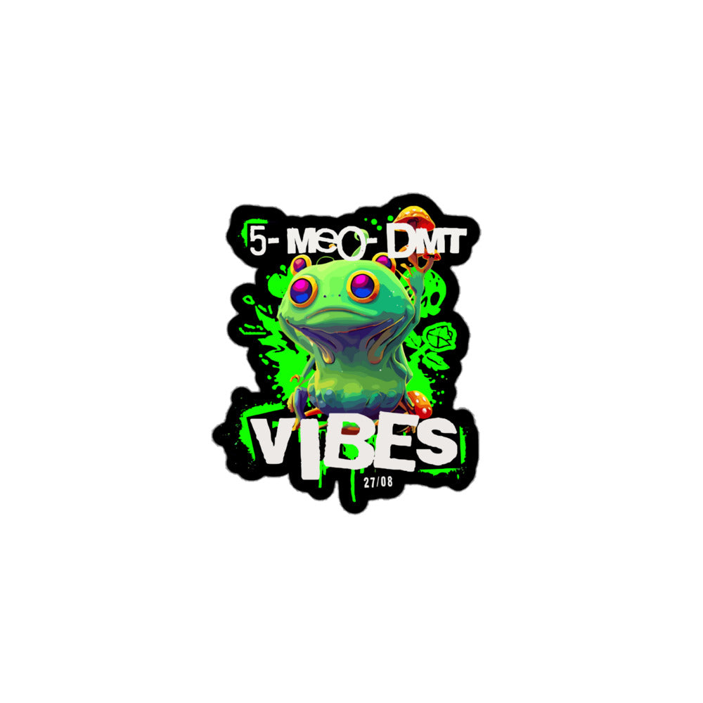 Bufo Alvarius Stickers from catsondrugs.com
