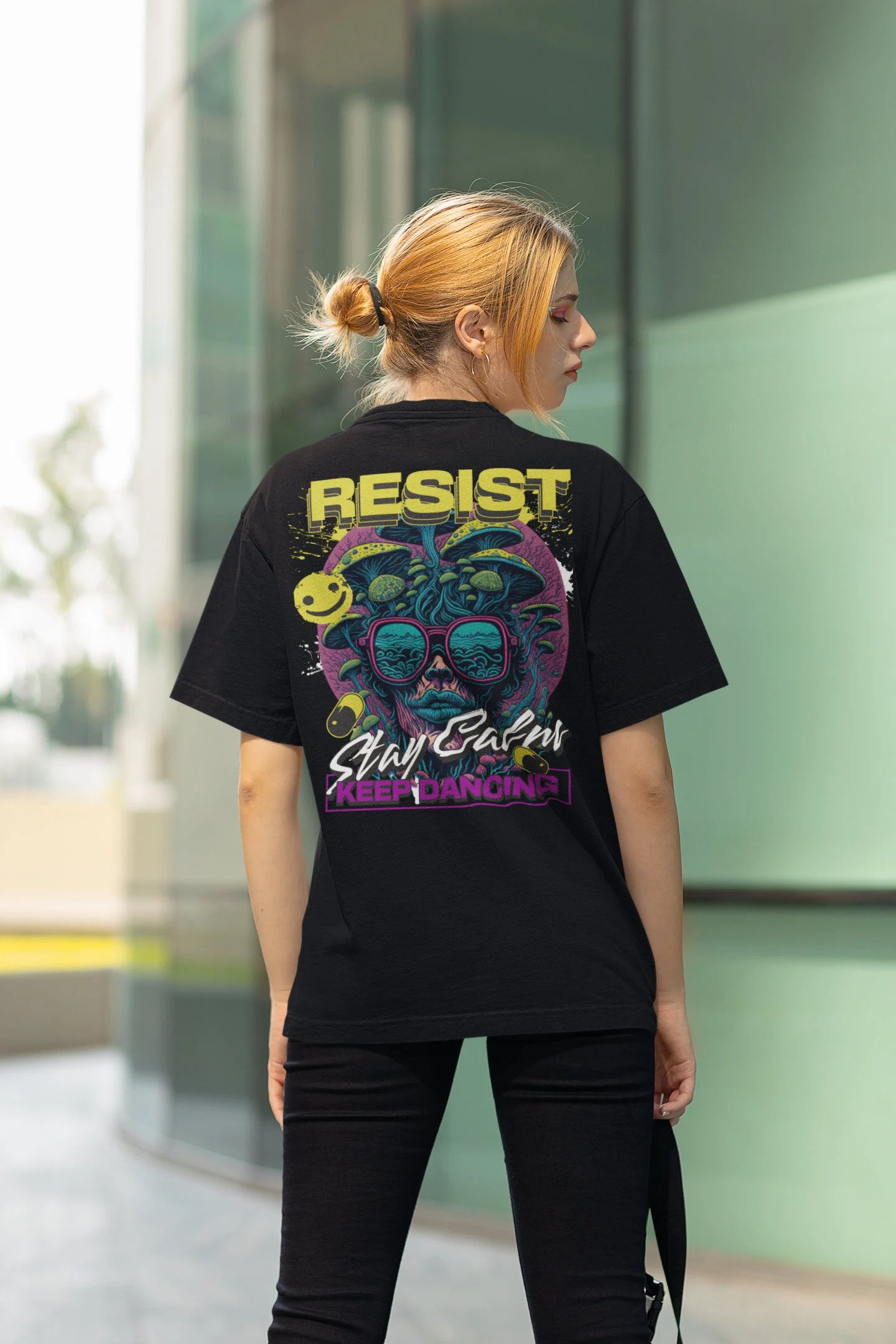 Camiseta Techno de algodón con diseño minimalista