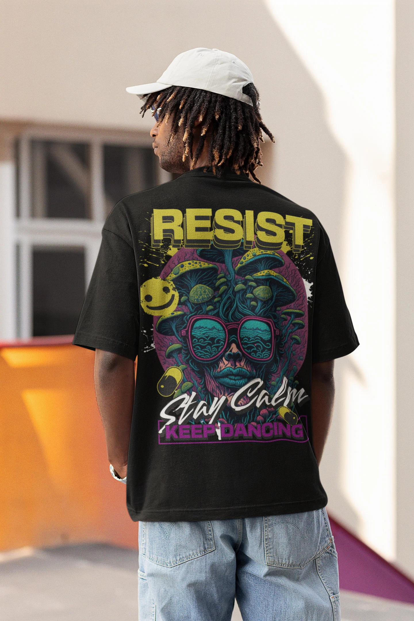 Camiseta Techno unisex con mensaje inspirador