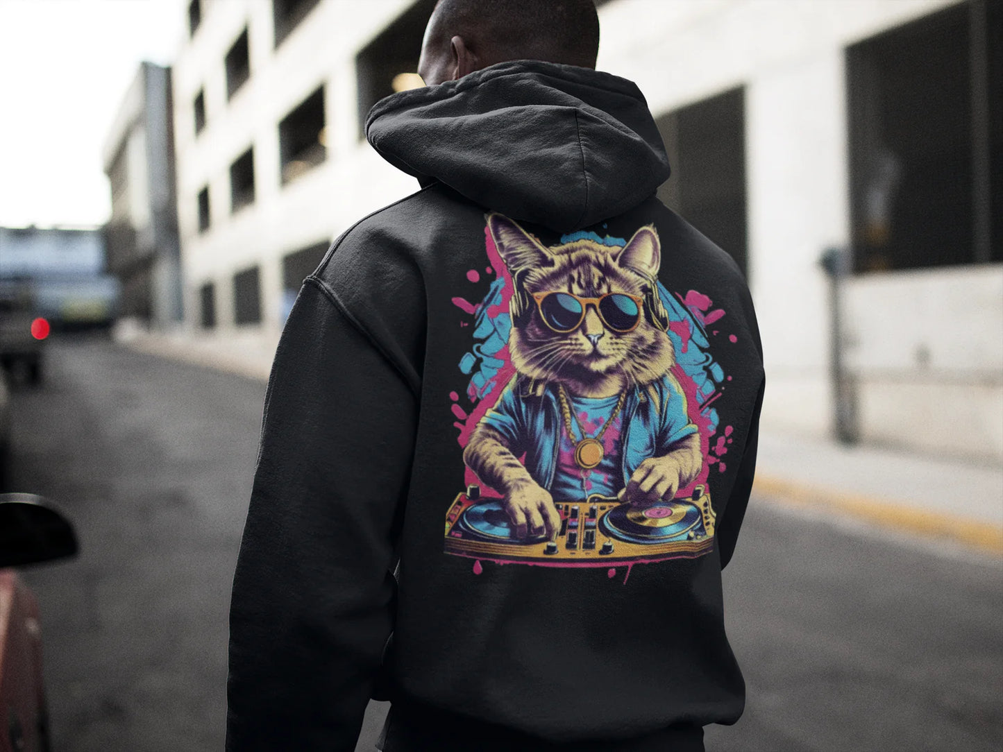 Funny Techno Outfit for Men from catsondrugs.com