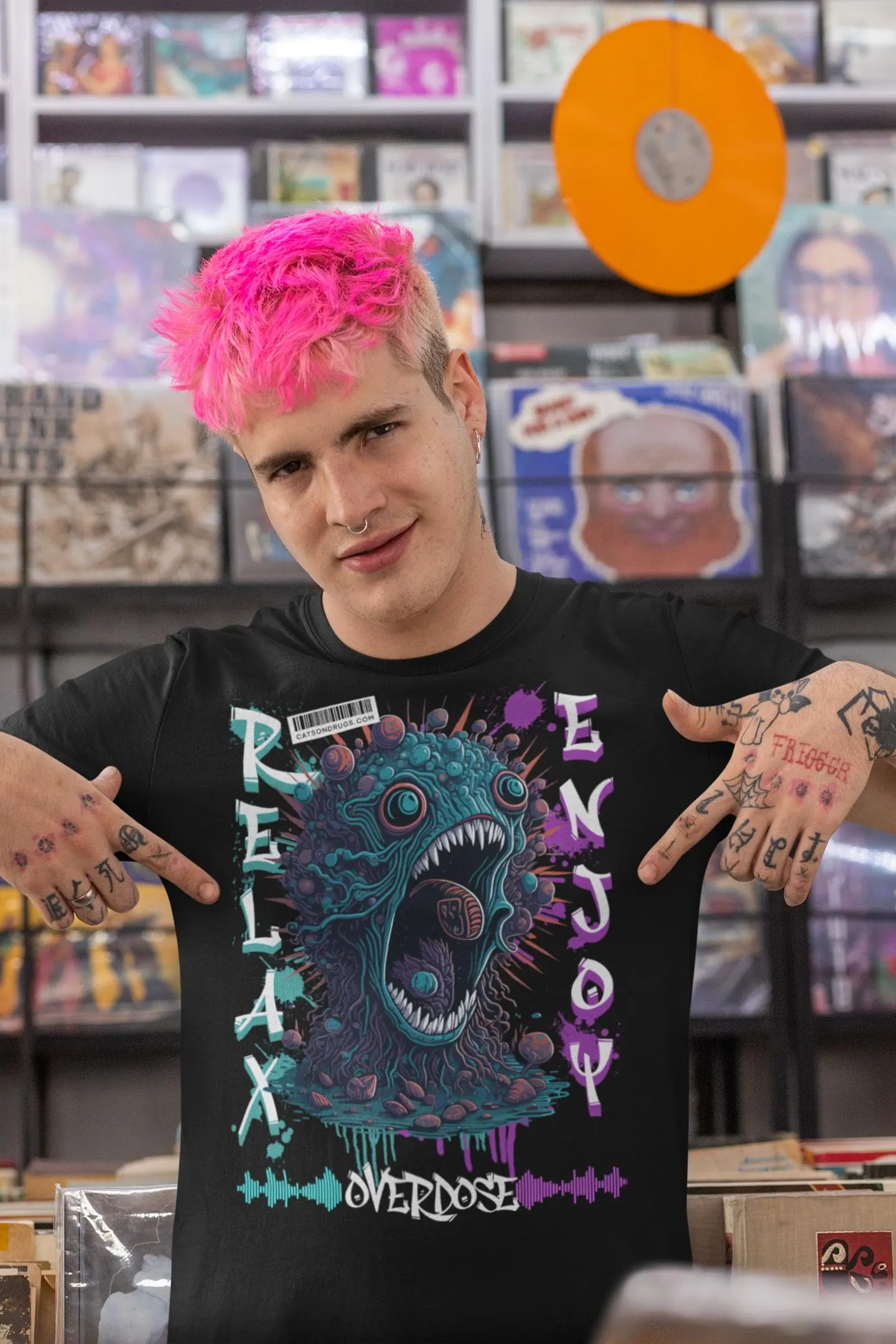 Graphic Festival T-Shirt bold print
