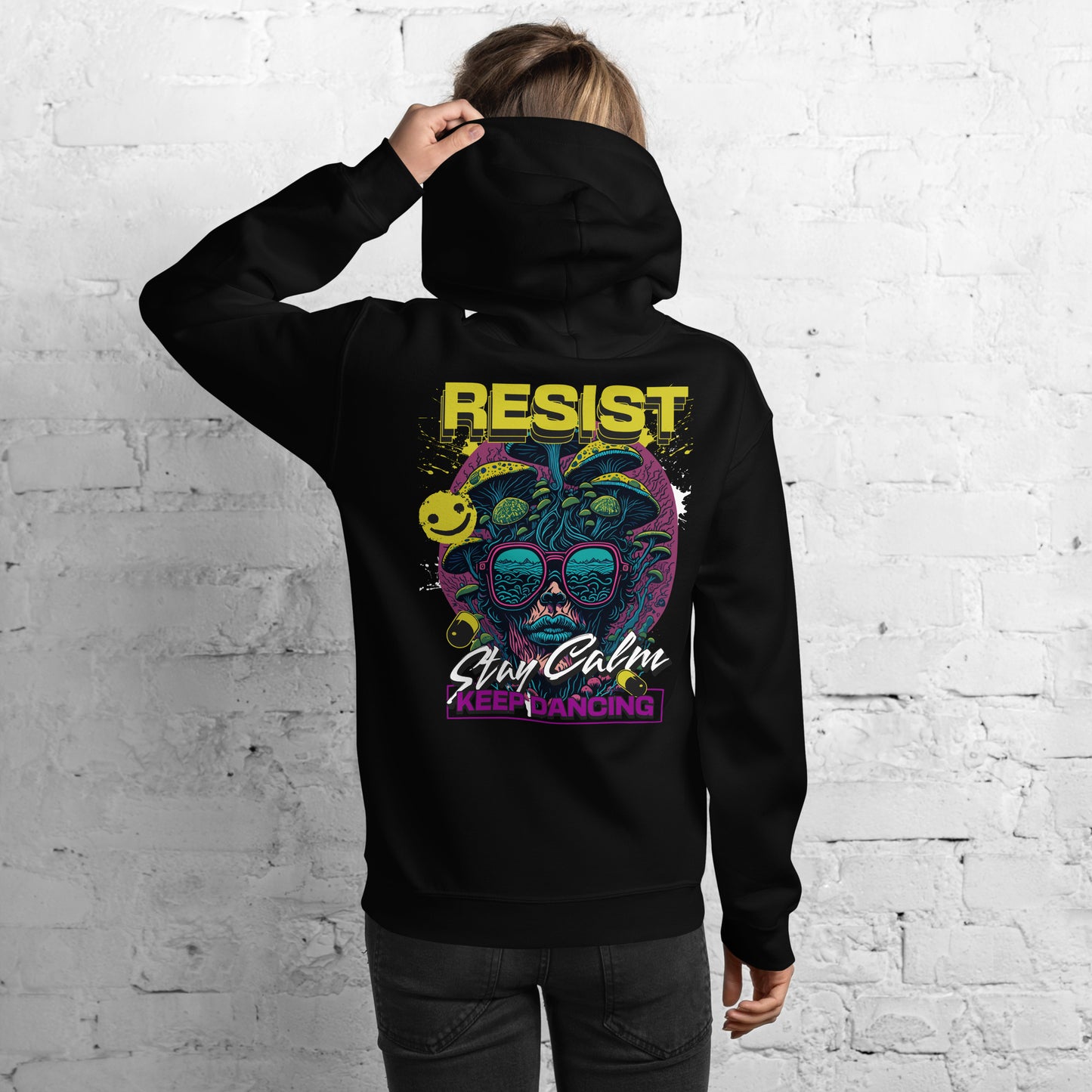 Keep Dancing Hoodie from catsondrugs.com