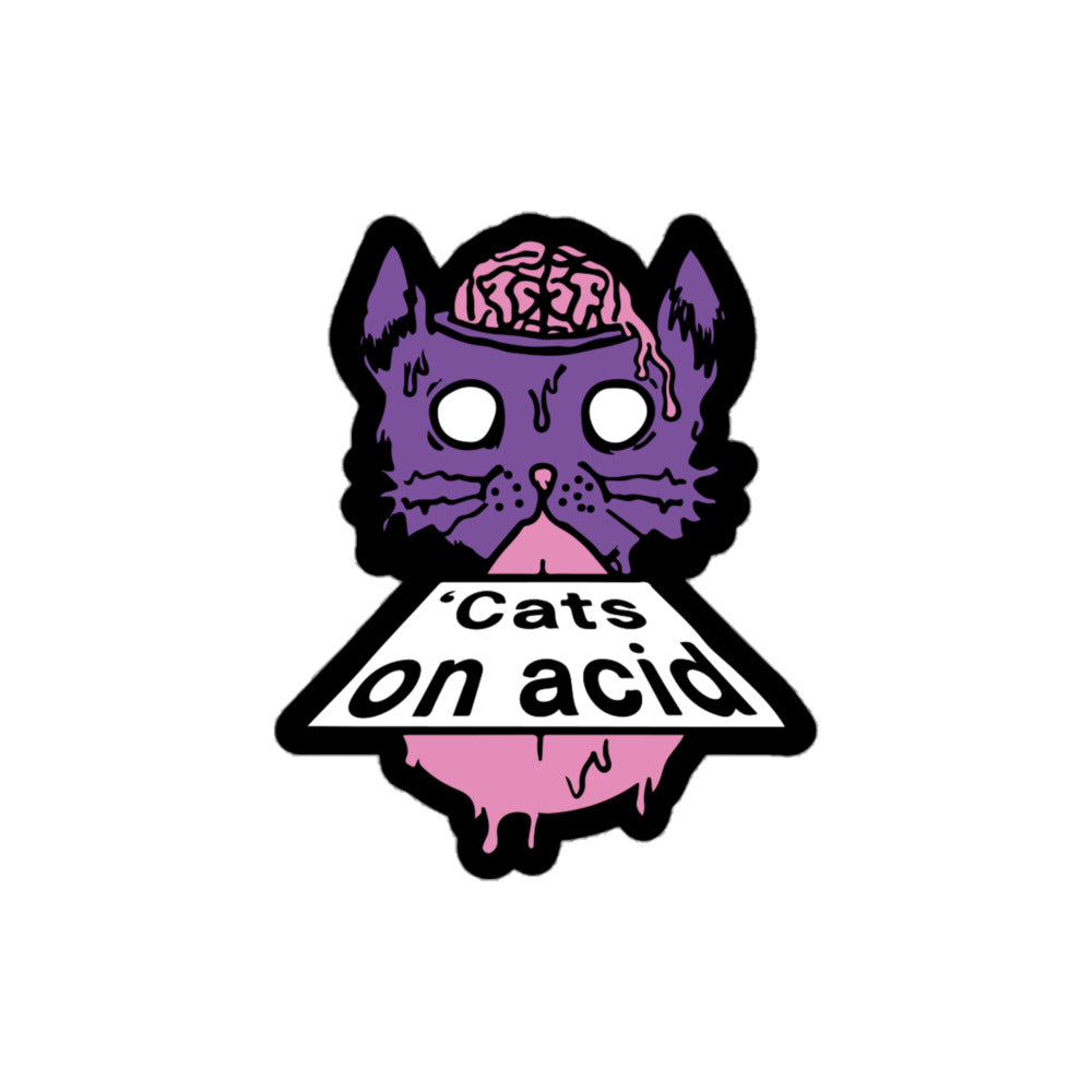 Pegatina Acid de catsondrugs.com
