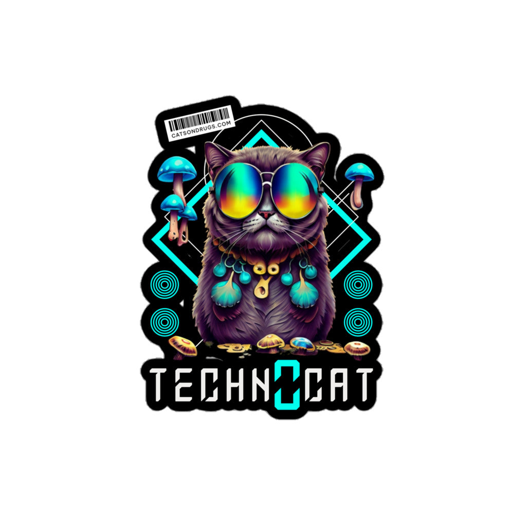 Pegatina Ordenador de catsondrugs.com