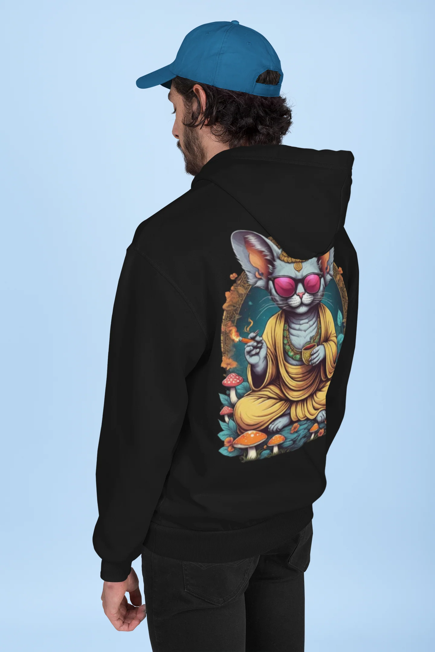 Festival Hoodie | Psychedelic Buddha Mouse