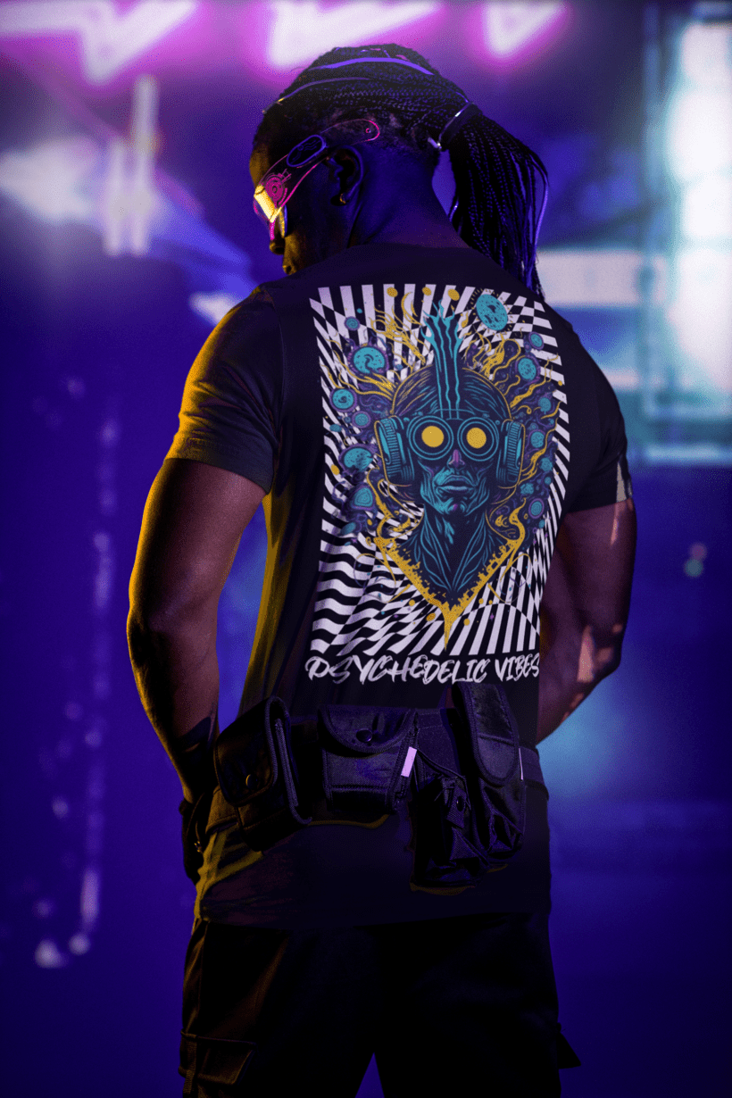 Psychedelic Clothing Vibes from catsondrugs.com