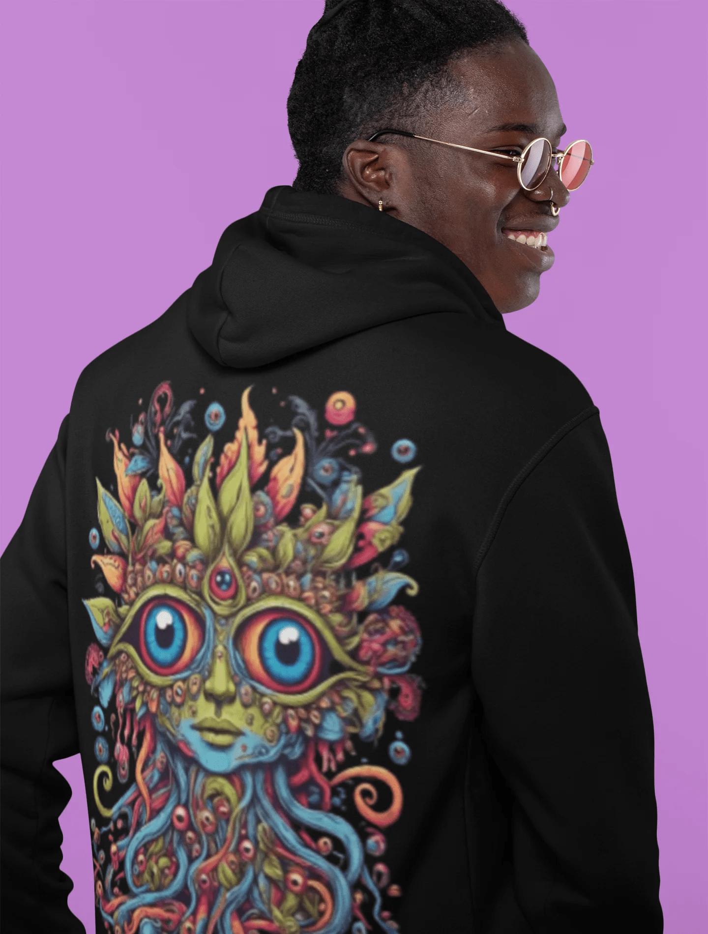Psychedelic Hoodie | Psychedelic Eye Plant