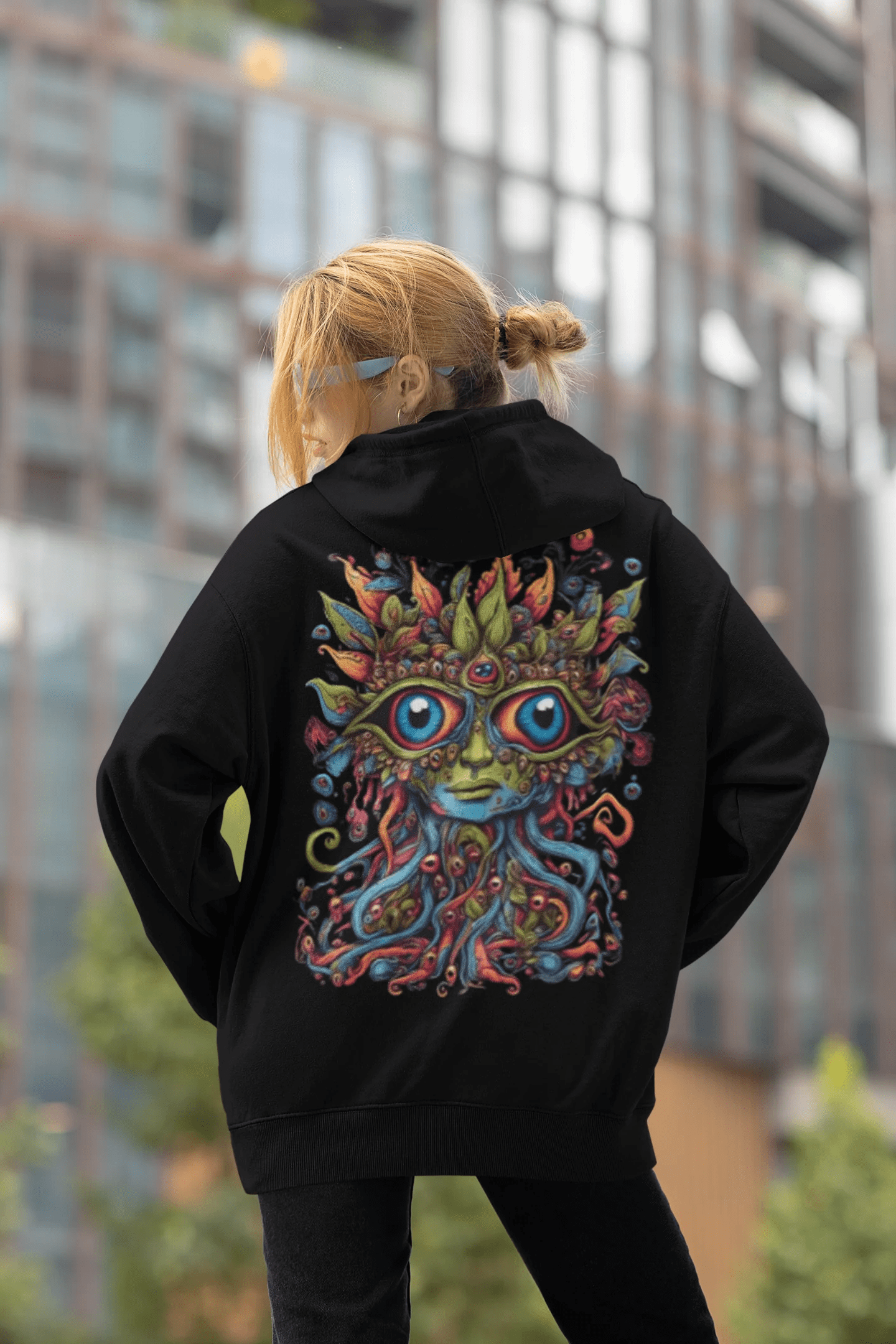 Psychedelic Hoodie | Psychedelic Eye Plant