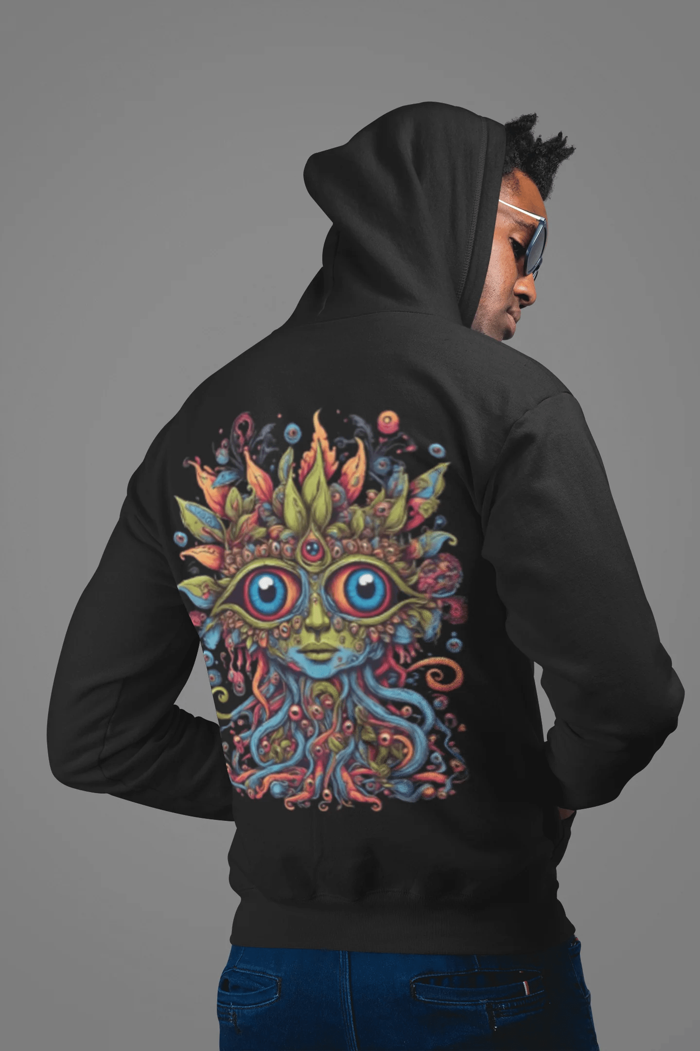 Psychedelic Hoodie | Psychedelic Eye Plant
