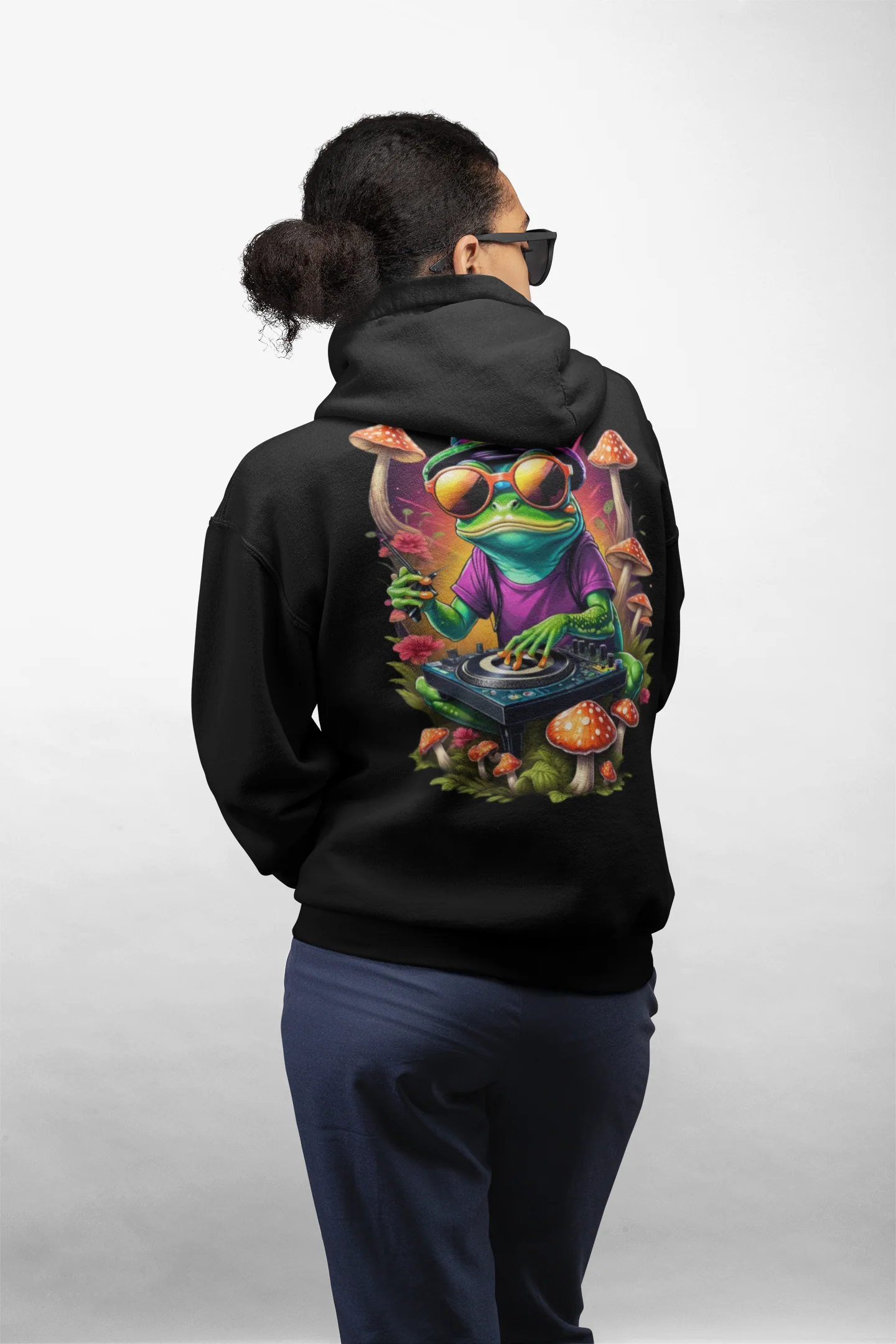 EDM Hoodie | Psychedelic Techno Frog