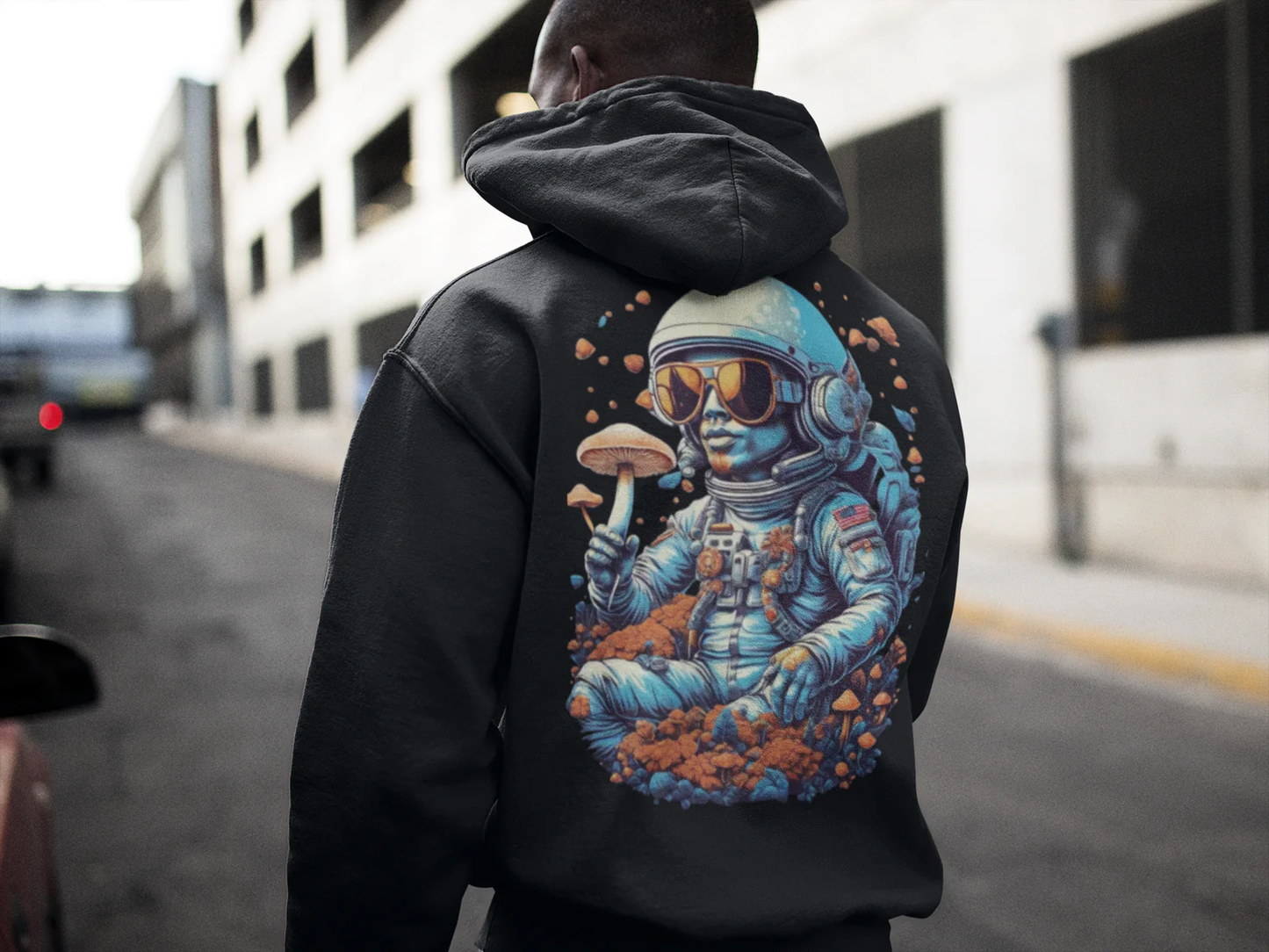 Psychedelic Hoodie | Psychedelic DJ Astronaut