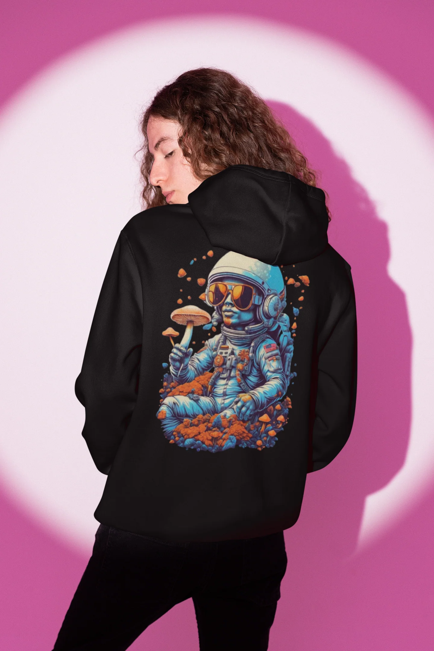 Psychedelic Hoodie | Psychedelic DJ Astronaut