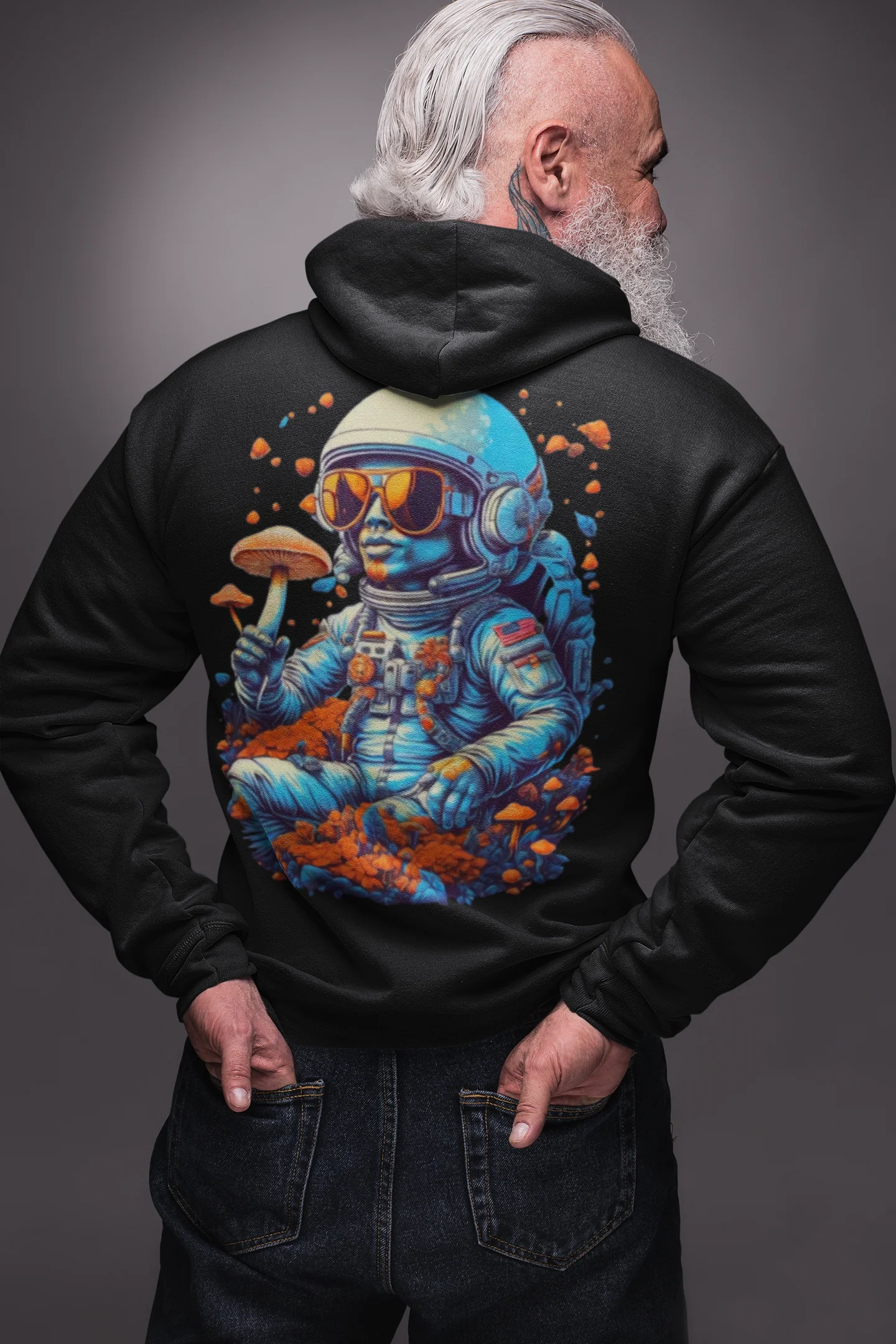 Psychedelic Hoodie | Psychedelic DJ Astronaut