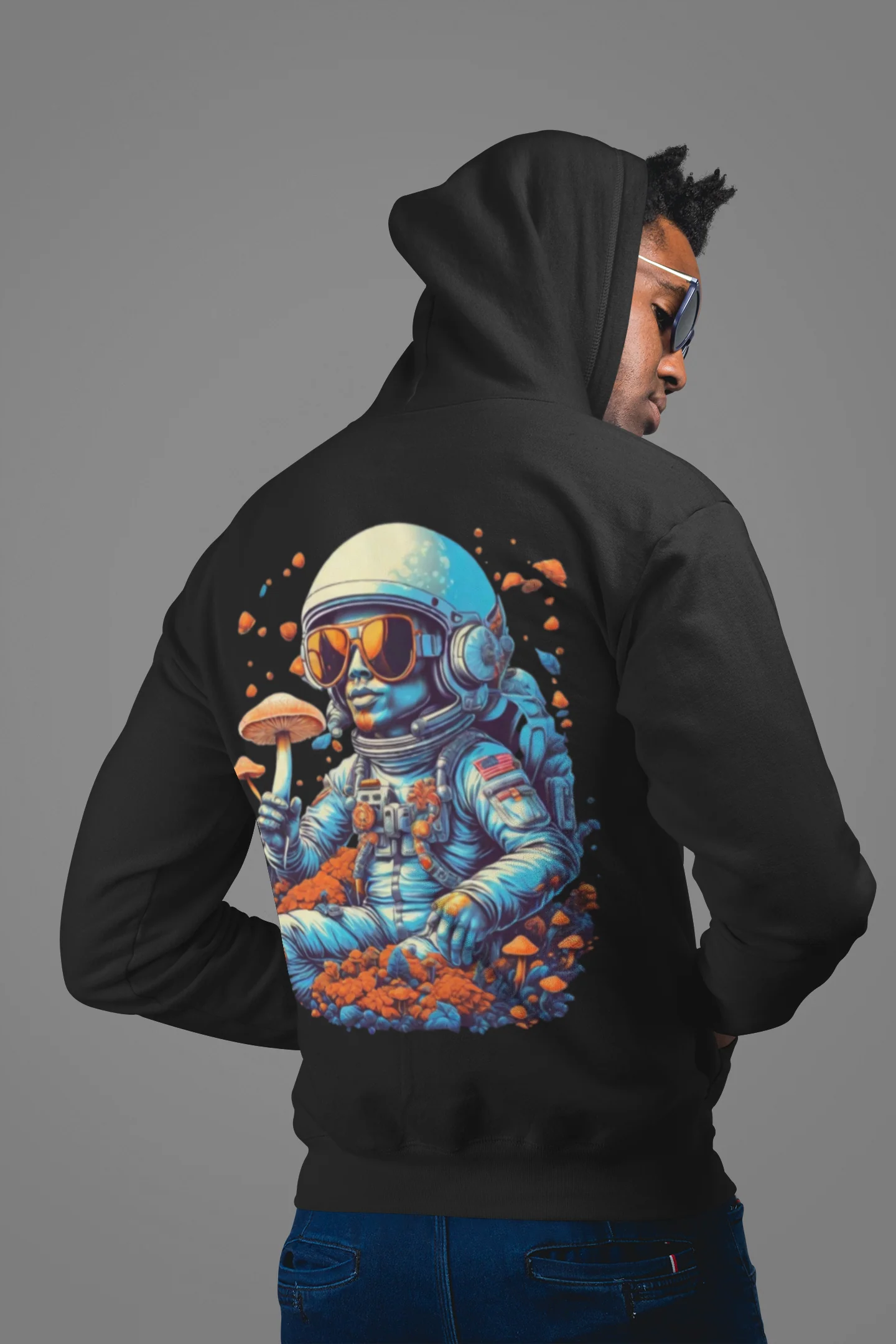 Psychedelic Hoodie | Psychedelic DJ Astronaut