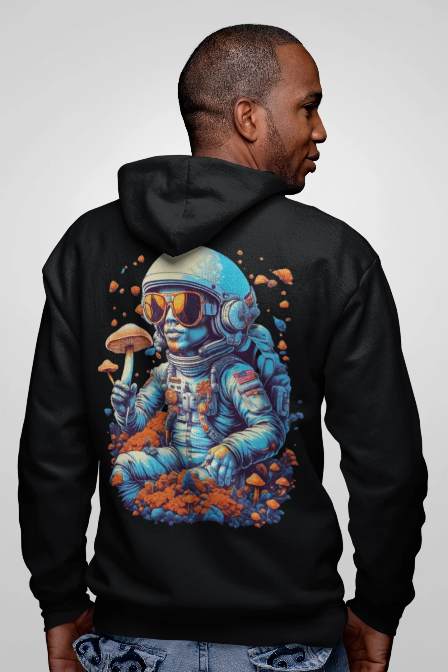 Psychedelic Hoodie | Psychedelic DJ Astronaut