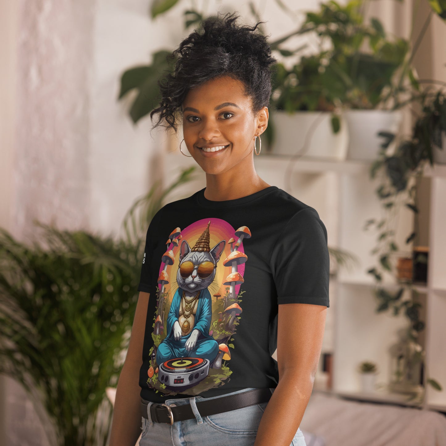 Psychedelic Merch T-Shirt from catsondrugs.com