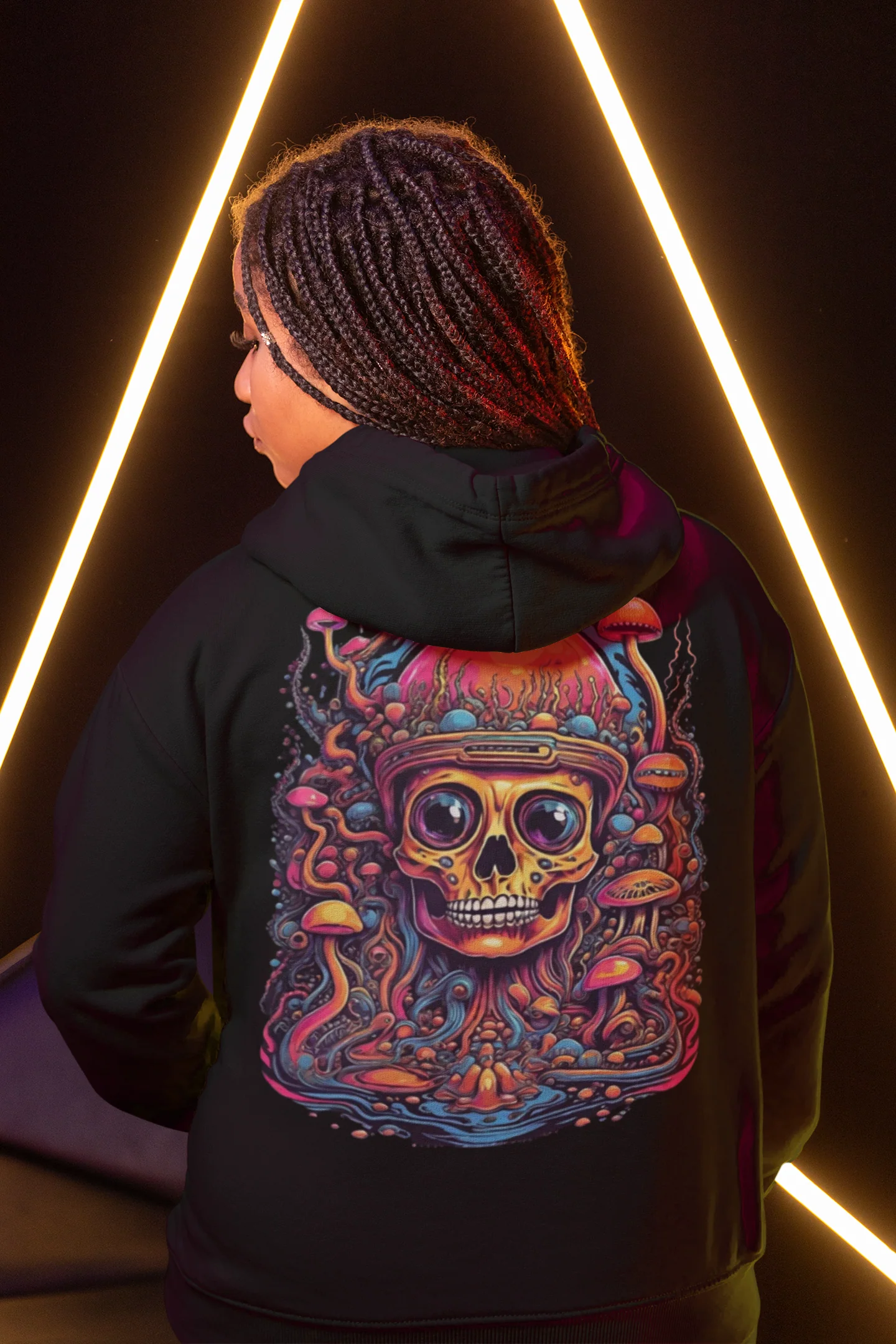 Psychedelic Hoodie | Psychedelic Skull