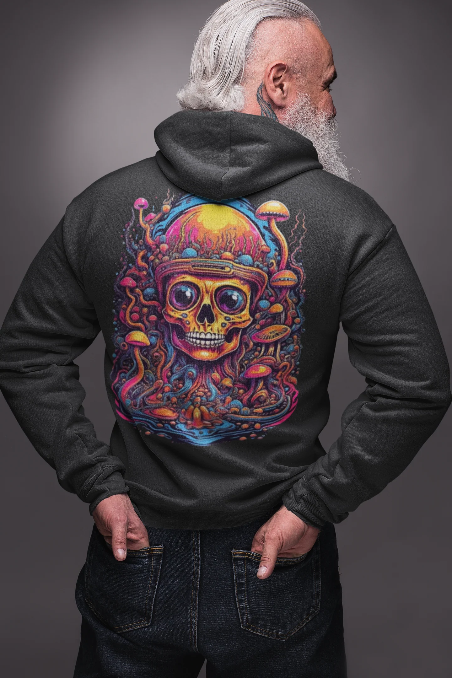 Psychedelic Hoodie | Psychedelic Skull