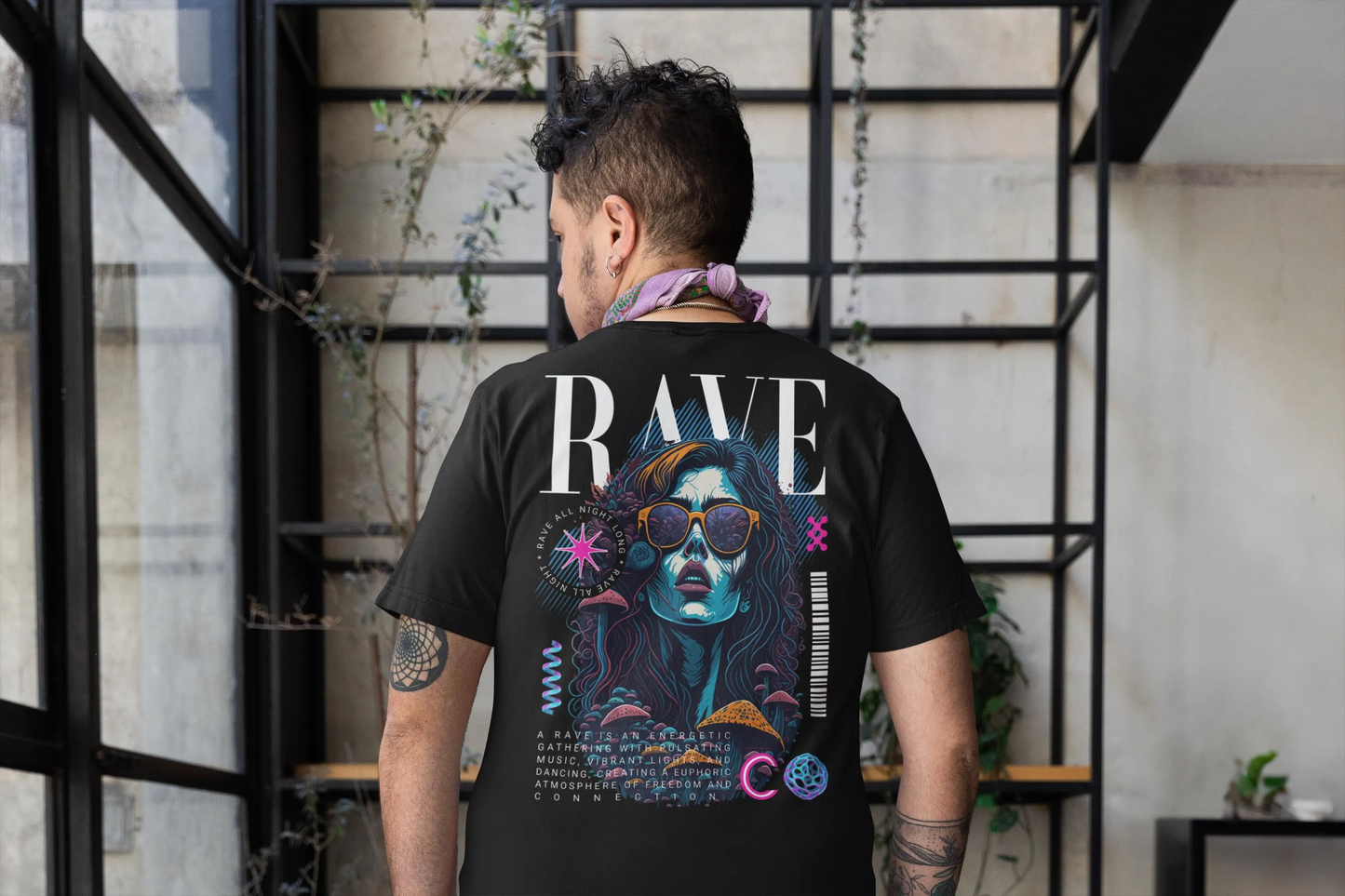 Rave Klamotten in Cover Girl Stil