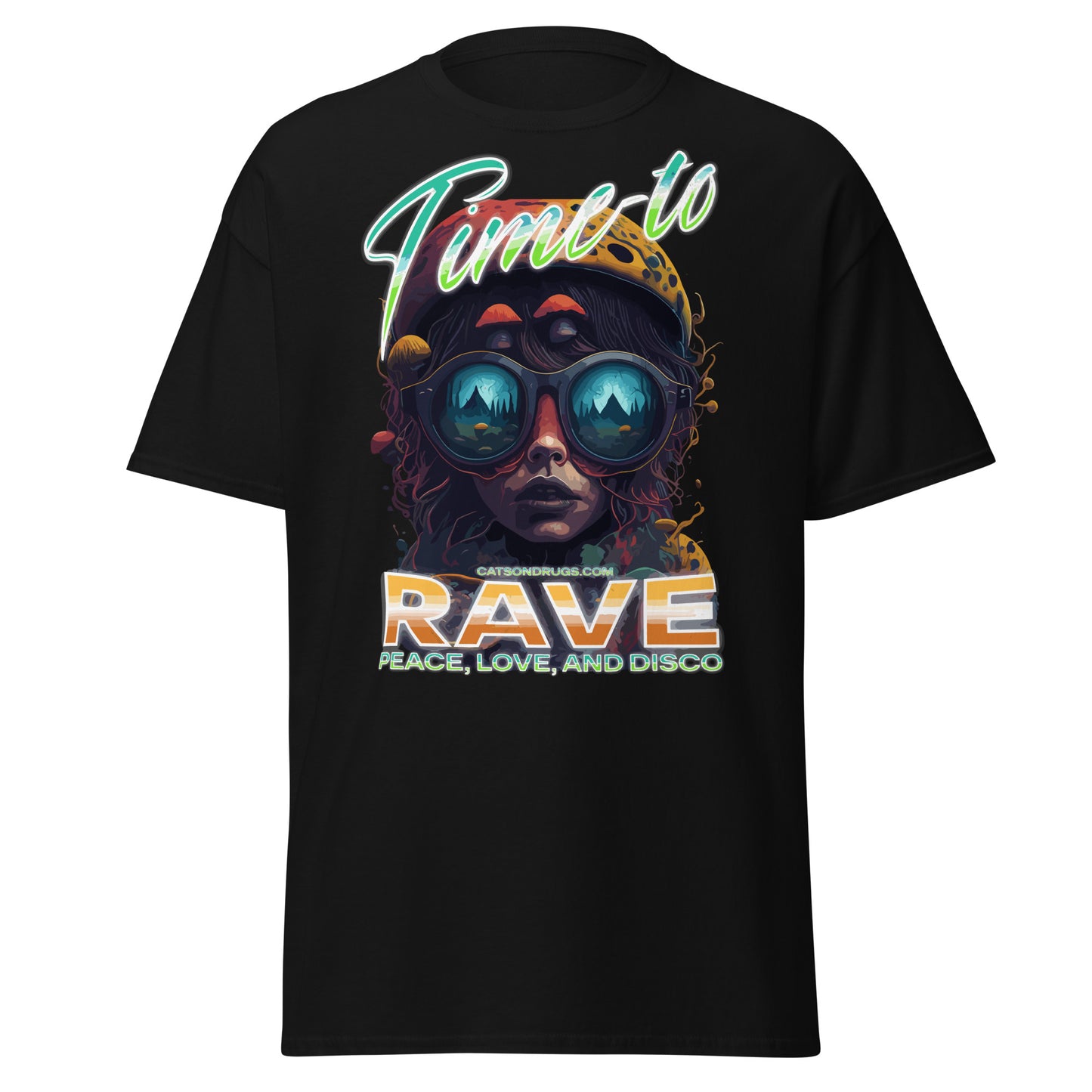 Rave Tee β Time to Rave front view