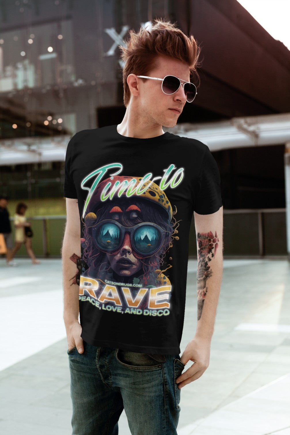 Rave Tee ring-spun cotton texture