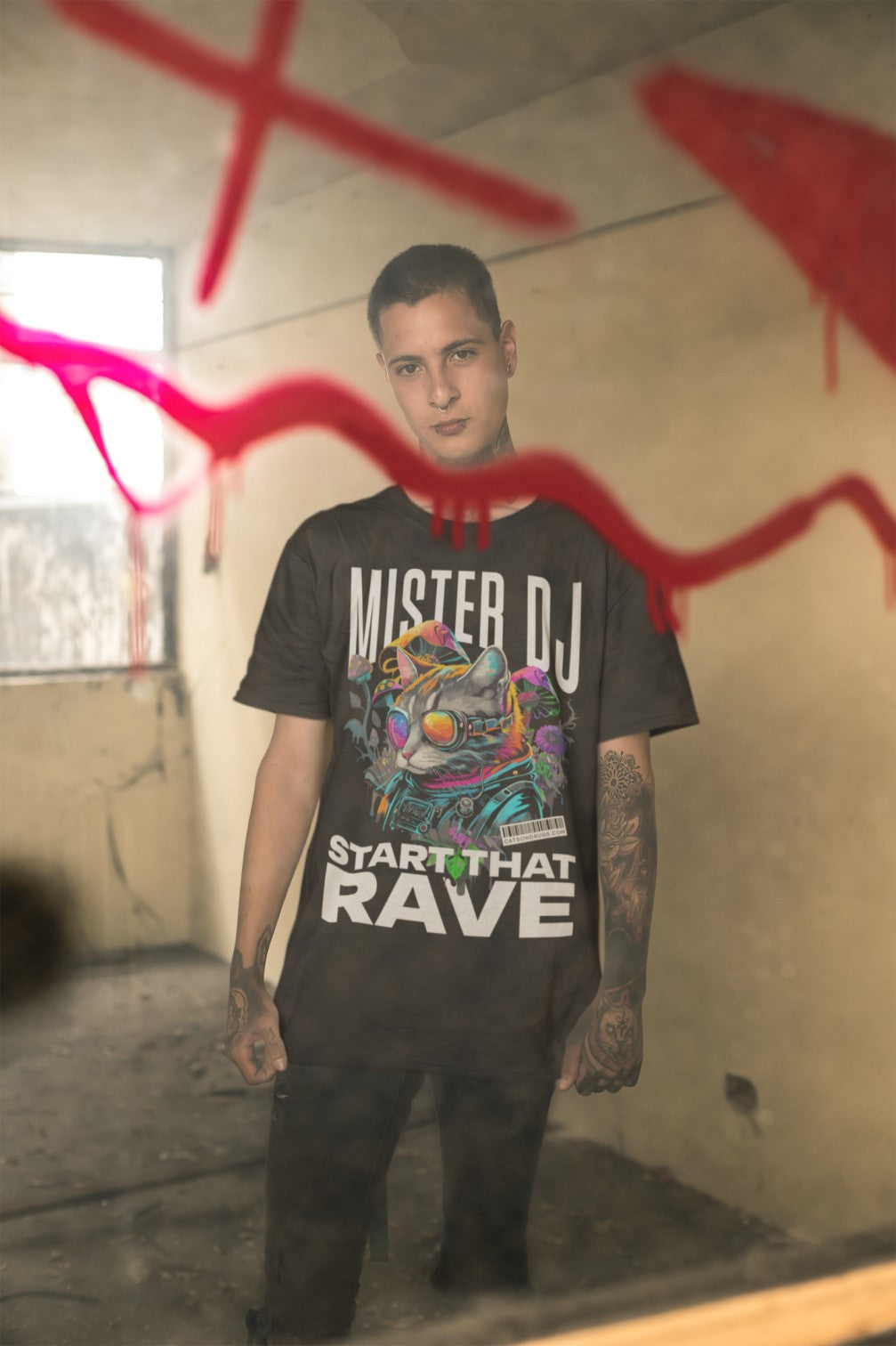 Rave Wear styled with glow accessories