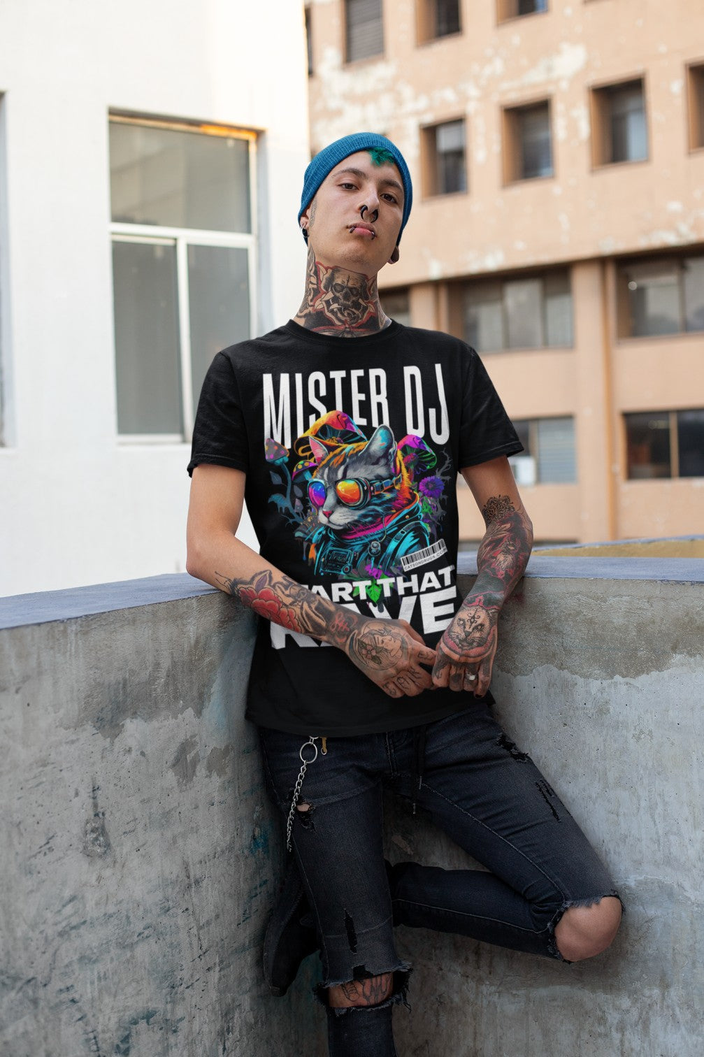 Rave Wear unisex fit display