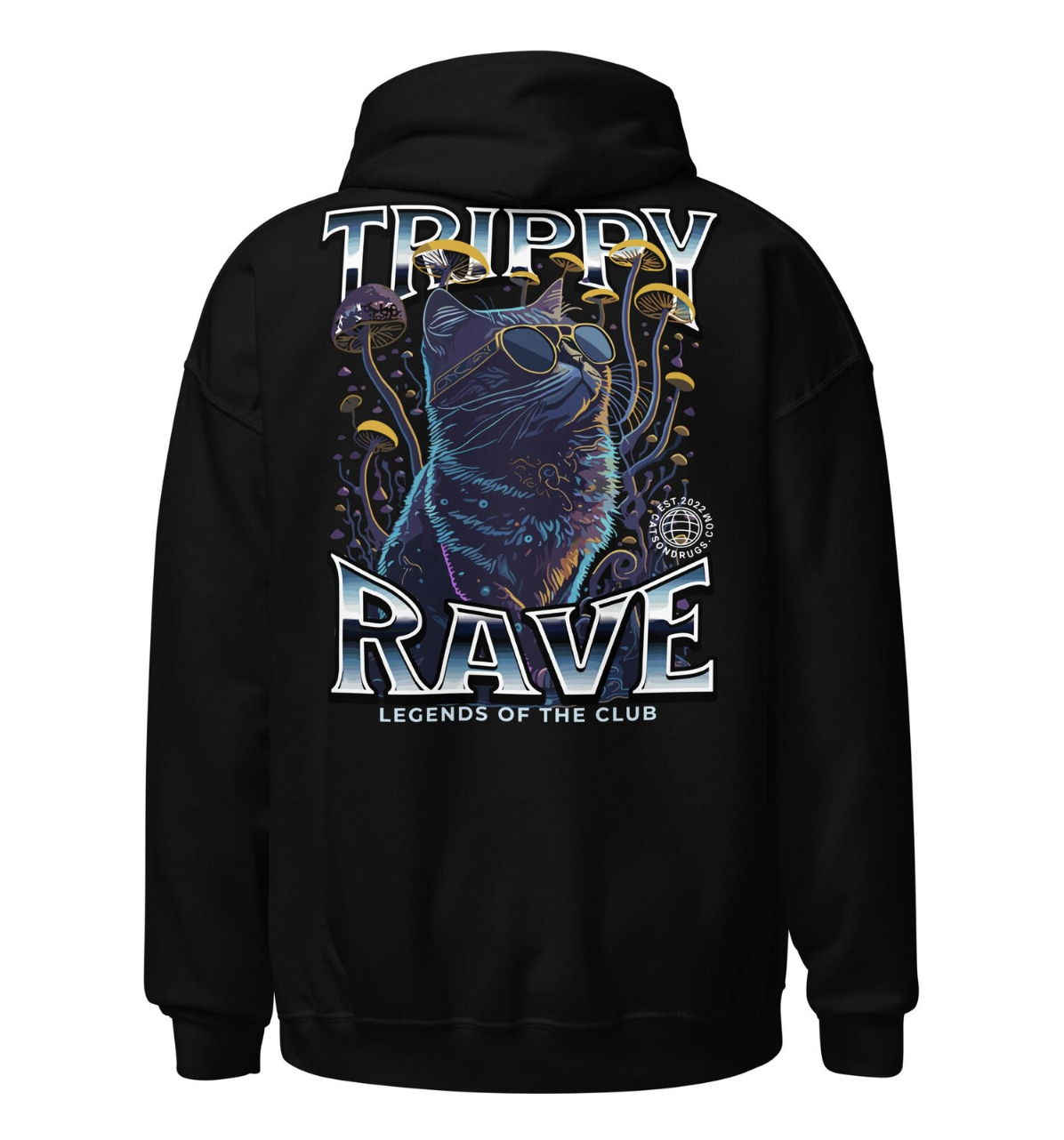 Trippy Rave Cat | Sudadera Trippy