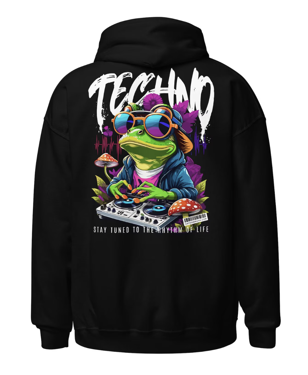 Techno Frog | Trippy Hoodie