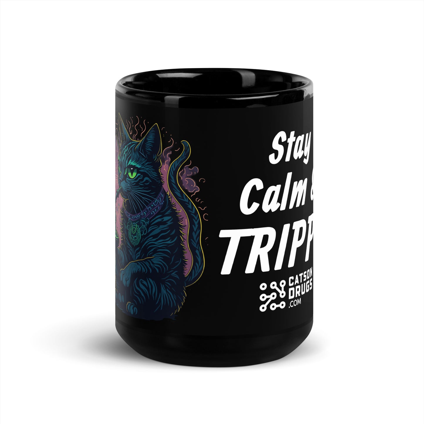 Taza psicodelica de catsondrugs.com