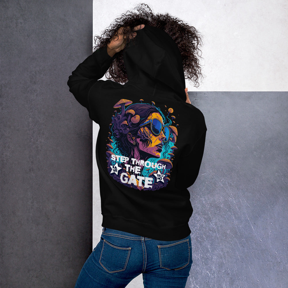 Techno Hoodie cozy fleece texture