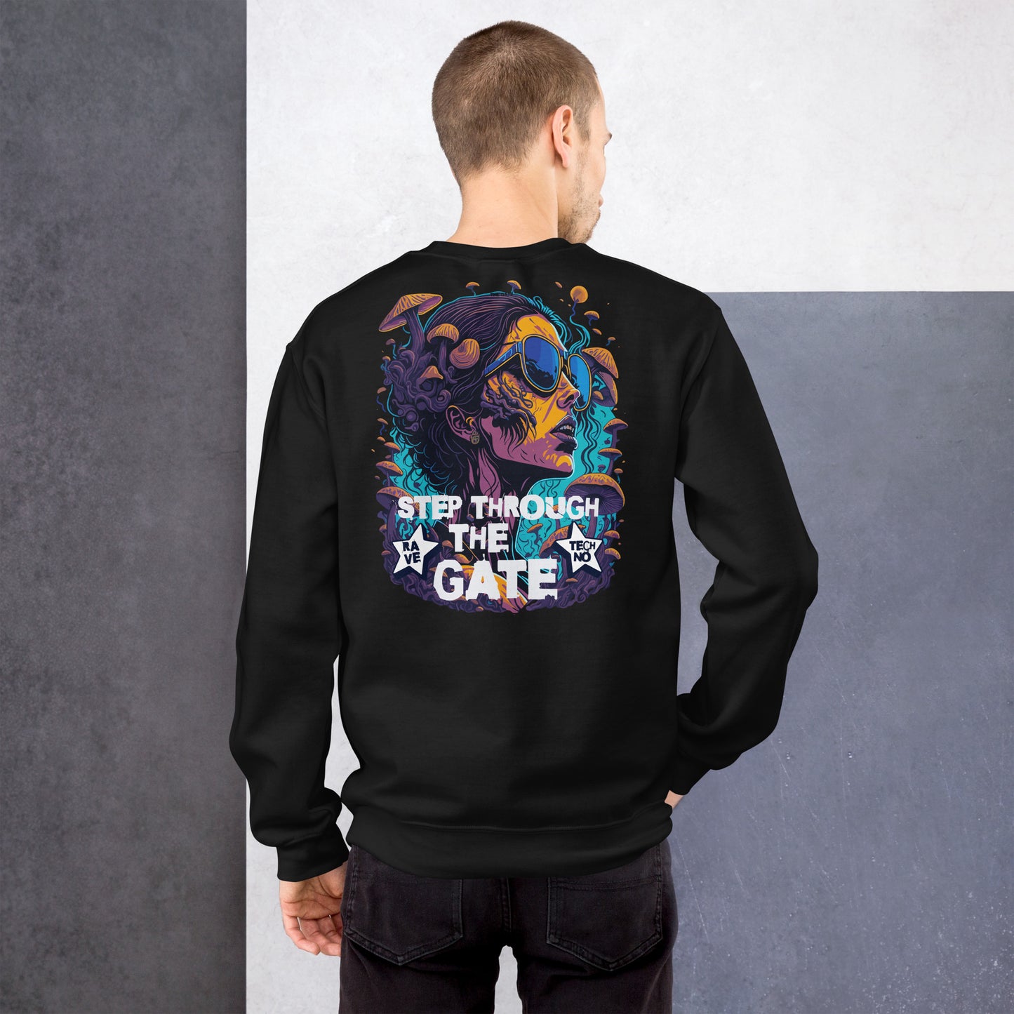 Techno Music Sweater from catsondrugs.com