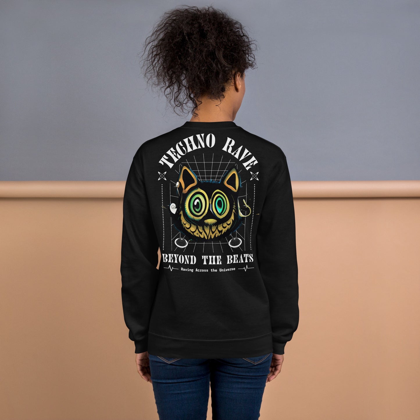 Technorave Sweater from Catsondrugs.com