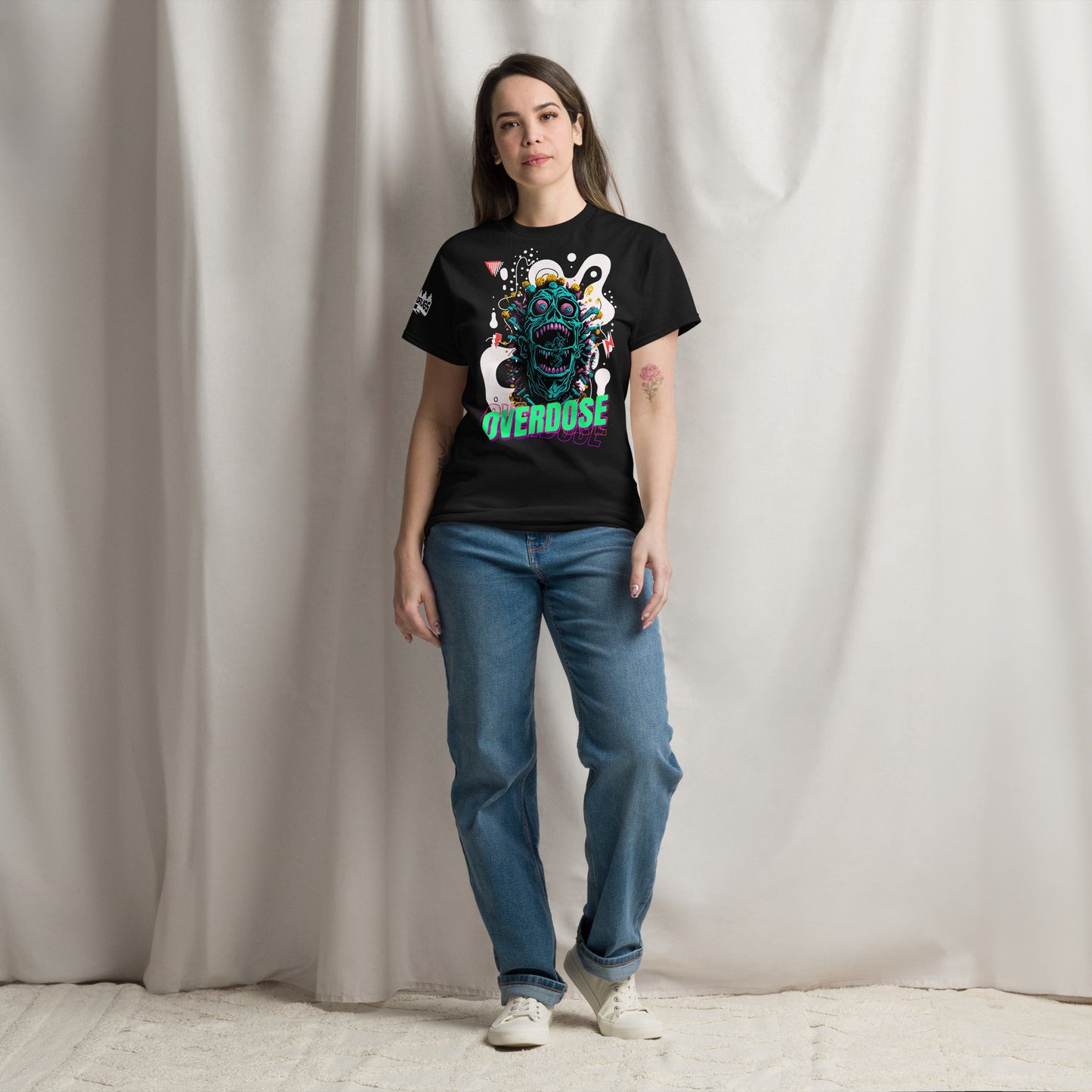 Unisex DJ graphic tee for rave and festival wear