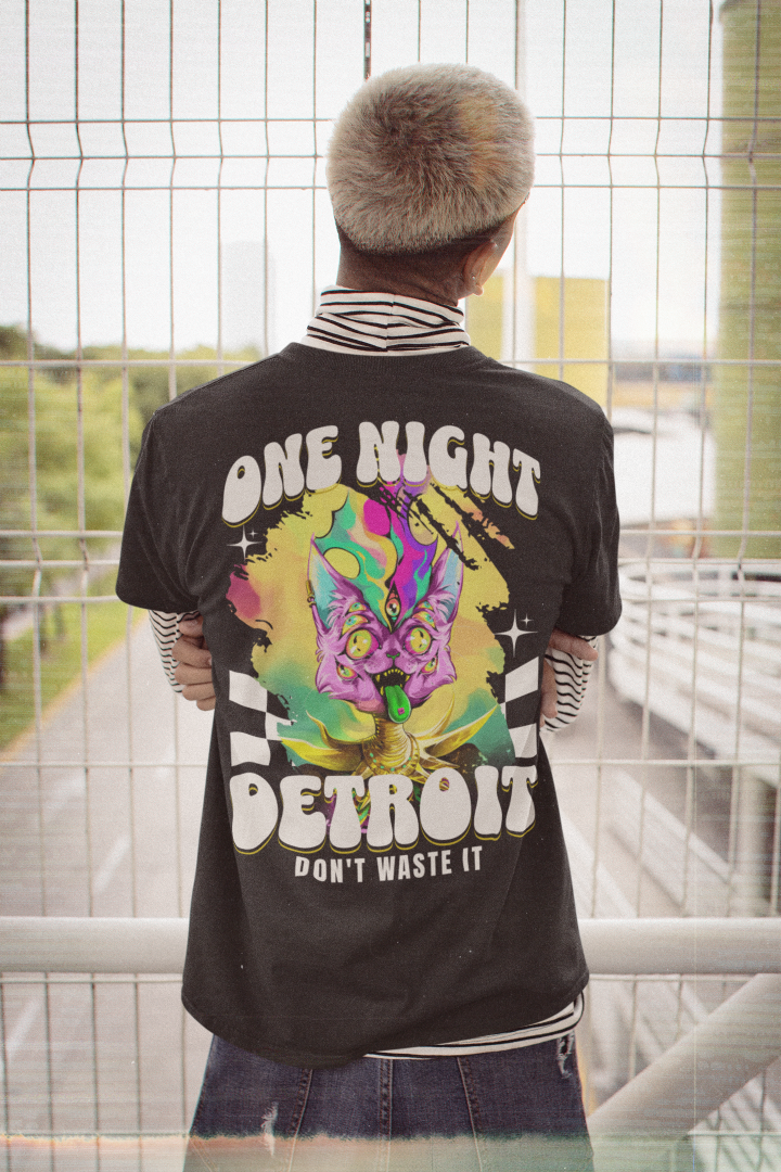 Unisex Festival-Tee ‘One Night in Detroit’ – coole Fashion für Festivals