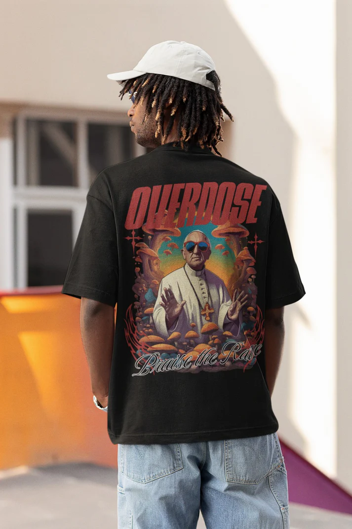 Vibrant trance tee – Praise the Rave techno t-shirt