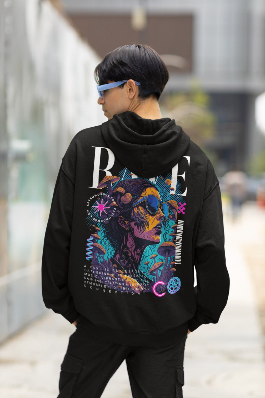Sudadera de DJ | Rave Cover Girl