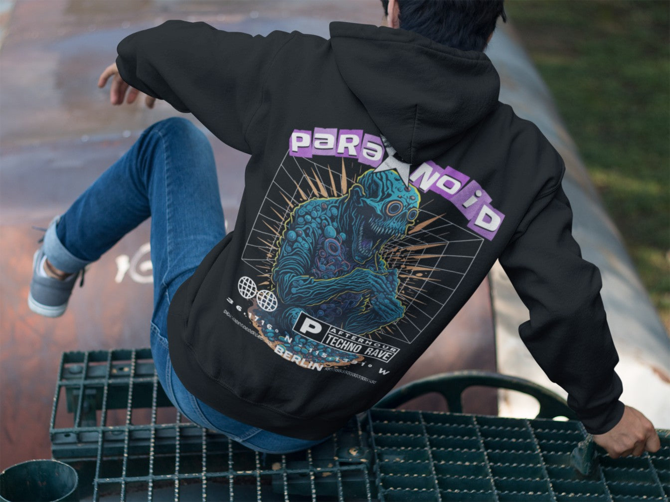 Paranoid Organism | Acid Hoodie
