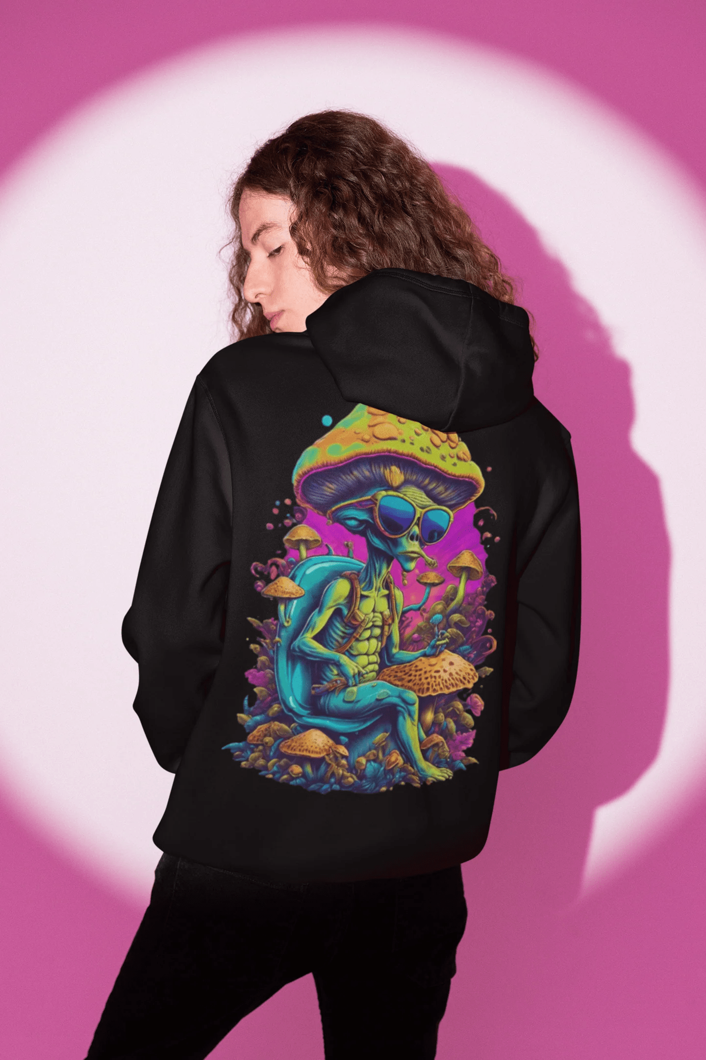 Trippy Hoodie | Psychedelic Alien
