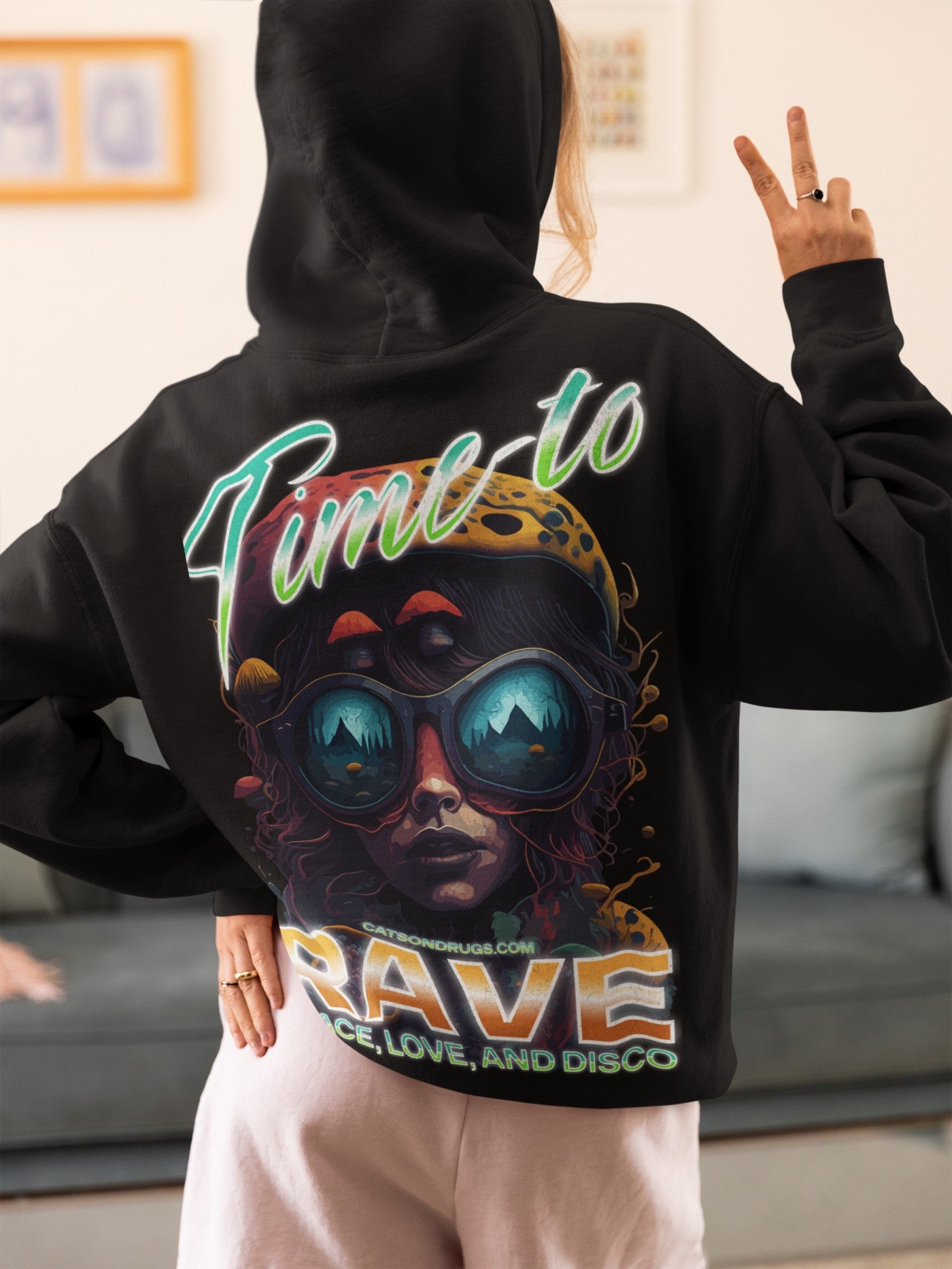 Time to Rave | Sudadera EDM