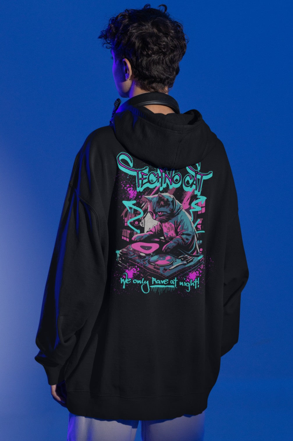Techno Cat | Festival Hoodie