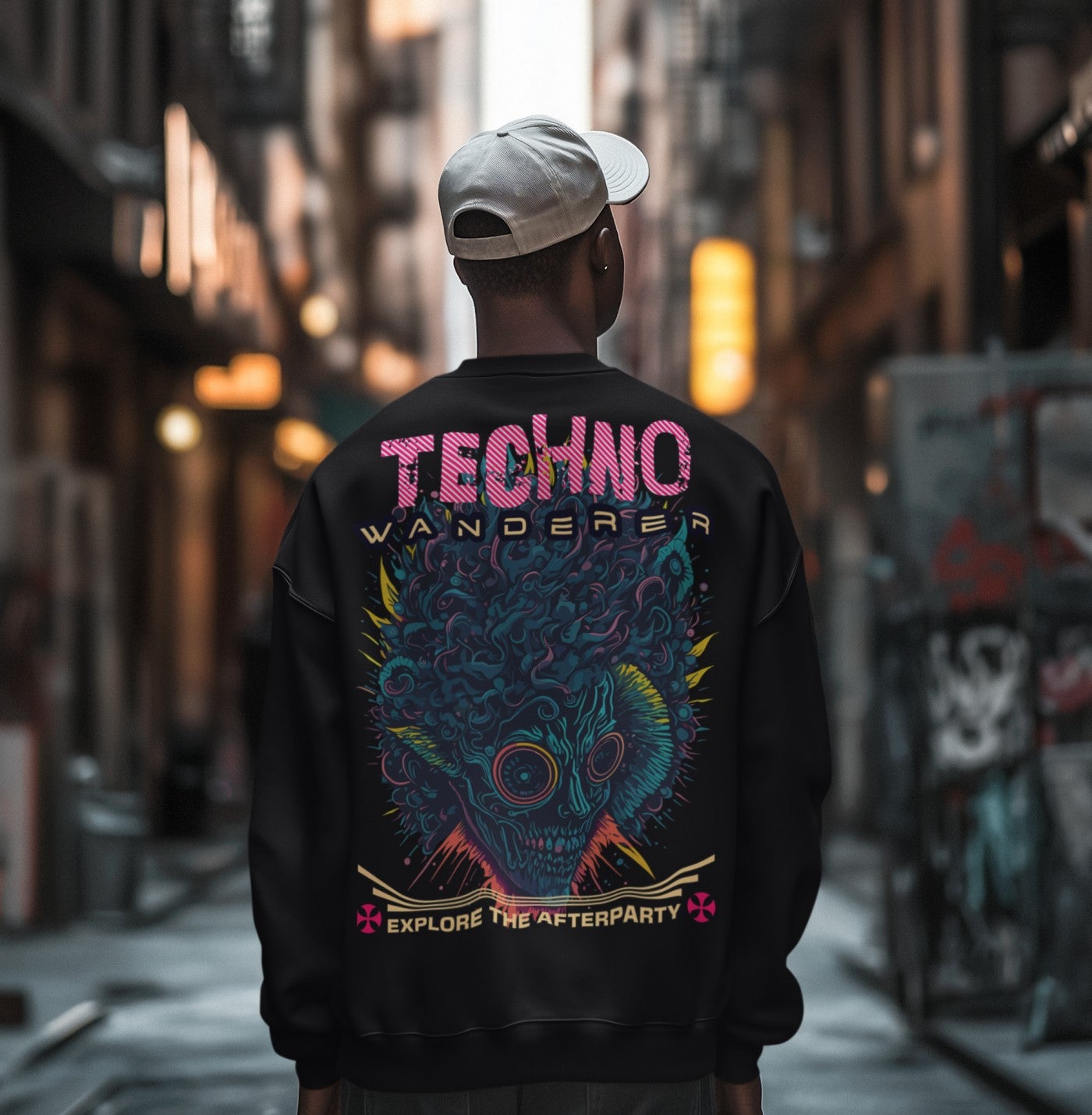 Techno Sweatshirt | Techno Wanderer