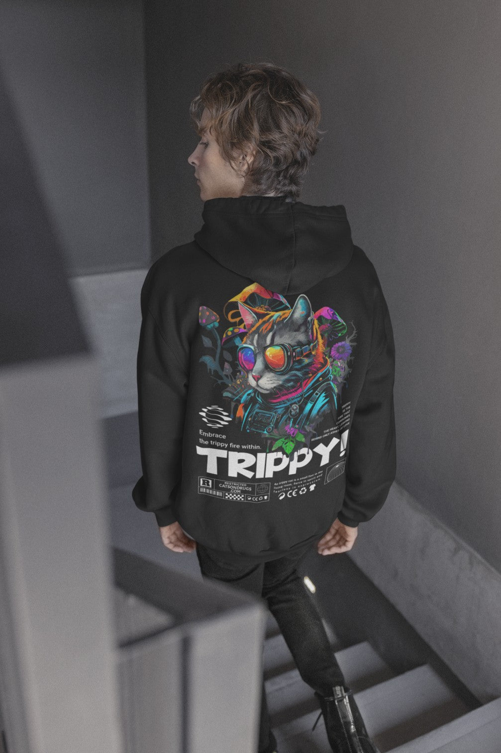 Trippy Cat | Trippy Hoodie