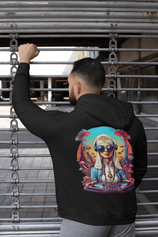 EDM Hoodie | Psychedelic Dj Nun