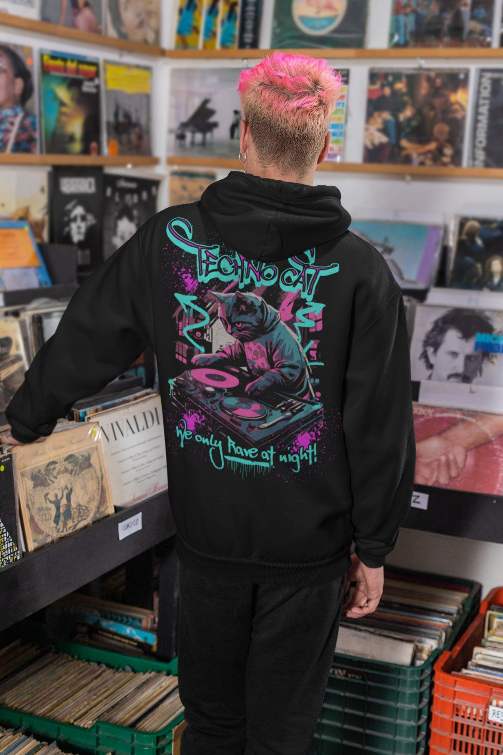 Techno Cat | Festival Hoodie