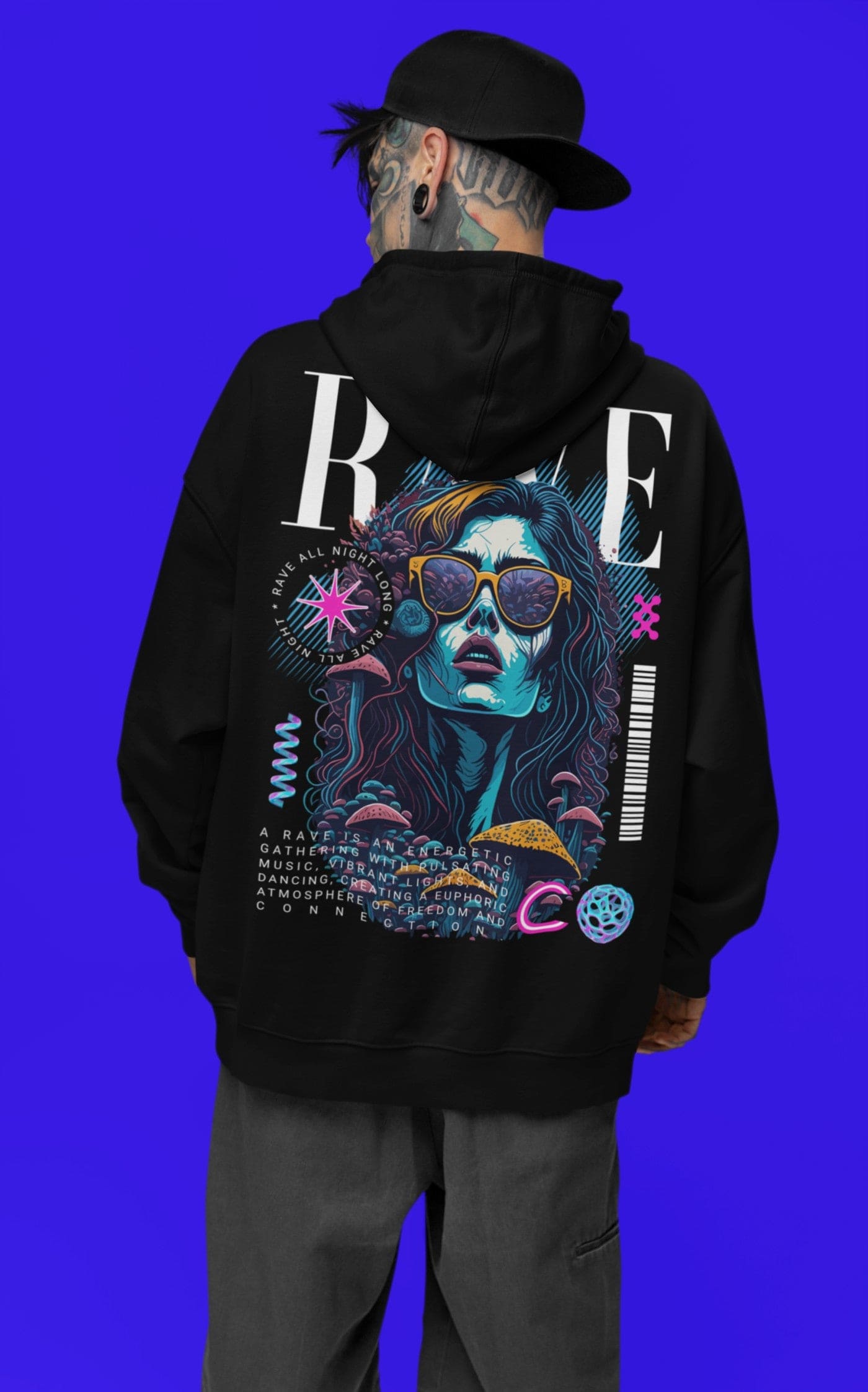 Rave Cover Girl | EDM Hoodie